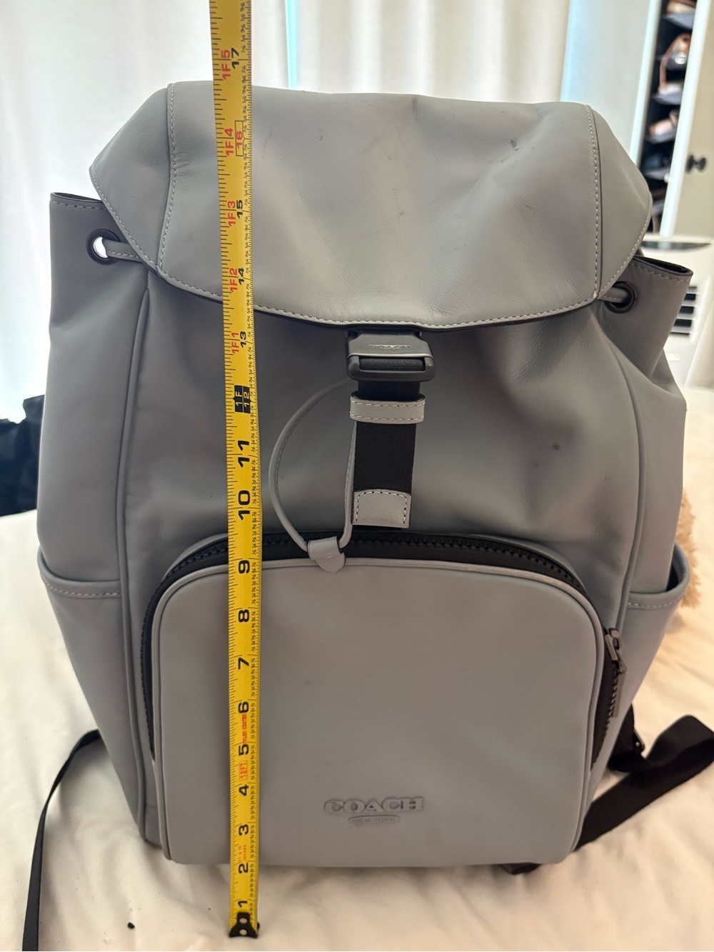 Coach Men's Backpack in Light Gray
